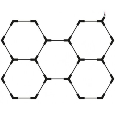 LED Hexagon Lights, 5HEX, 192W, CCT 1
