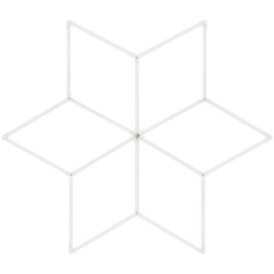 LED korys (hexagon), 6HEX, 126W, šalta balta šviesa 2