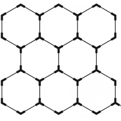 LED Hexagon Lights, 8HEX, 280W, CCT 1