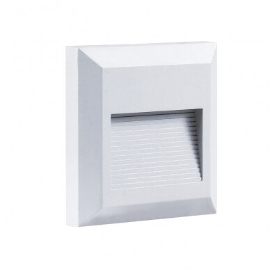 LED Step Light, Square, White, 2W, Neutral Light