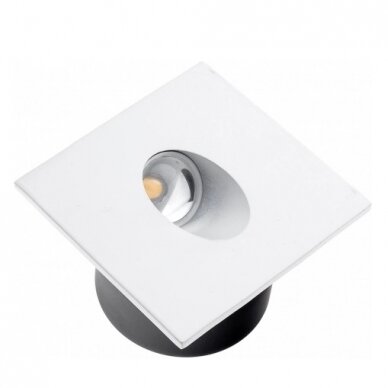 LED Step Light, Square, White, 3W, Round, Neutral Light 1