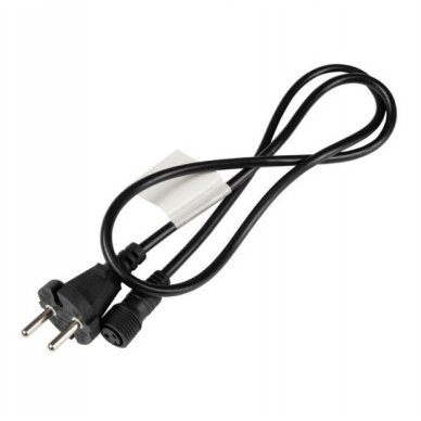 LED Outdoor String Light, Black, 6m, 10Pcs., Suspended Sockets, without Bulbs 3
