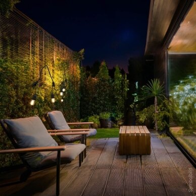 LED Outdoor String Light, Black, 6m, 10Pcs., Suspended Sockets, without Bulbs 5 LED Outdoor String Light, Black, 6m, 10Pcs., Suspended Sockets, without Bulbs 5