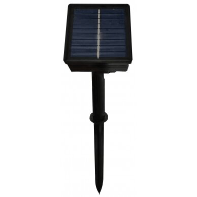 LED lauko saulės girlianda, 7m, 20 lizdų, G50, matinės lemputės, šilta balta šviesa 1