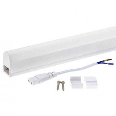 LED lempa T5 3.4W, be jungiklio, šilta balta šviesa 1
