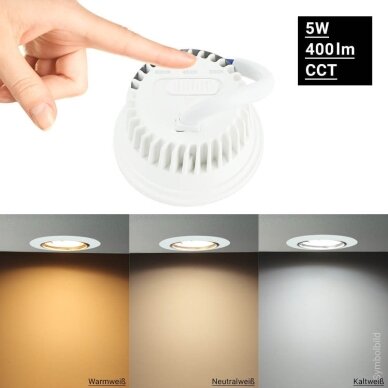 LED Bulb 5W, 50°, CCT 5