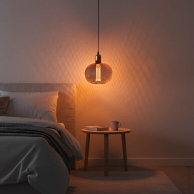 LED Bulb E27 2.5W, Openwork Cover, Copper, Warm Light 2