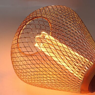 LED lemputė E27 2.5W, ažūrinis gaubtas, vario, šilta balta šviesa 3 LED lemputė E27 2.5W, ažūrinis gaubtas, vario, šilta balta šviesa 3