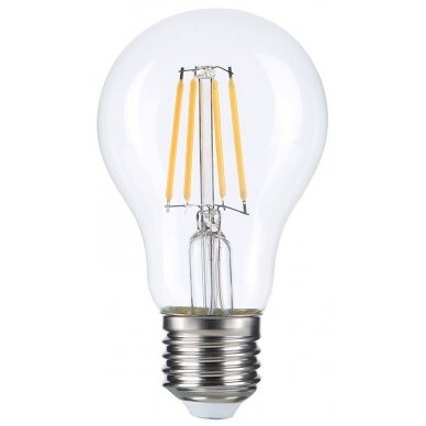 LED lemputė E27 6W, šilta balta šviesa