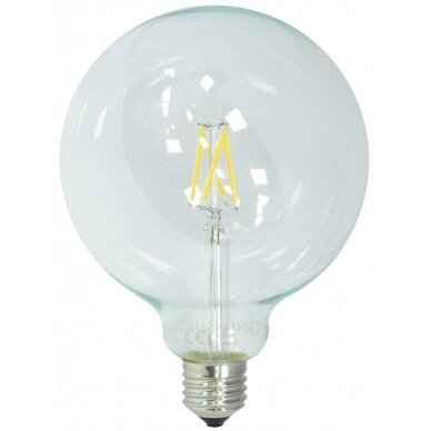 LED Bulb E27 G125 4W, Warm Light