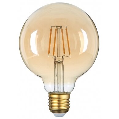 LED Bulb E27 G95 4W, Golden, Warm Light