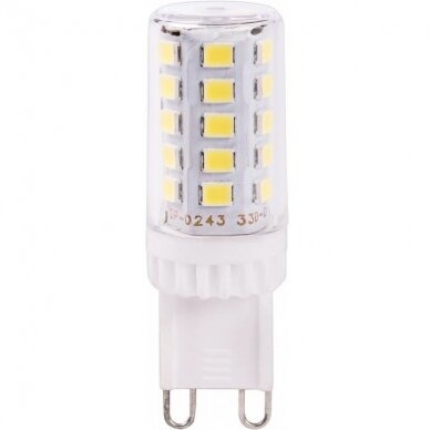 LED lemputė G9 4W, šalta balta šviesa