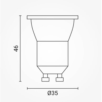 LED Spot MR11 GU10 2W, Warm Light 3