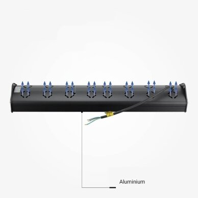 LED linijinis aukštuminis šviestuvas, 100W, neutrali balta šviesa, IP65, IK08 3
