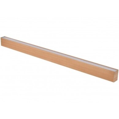 LED linijinis šviestuvas, 38W, medis, CCT šviesa
