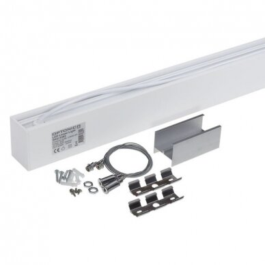 LED linijinis šviestuvas, 40W, baltas, sujungiamas, 5 metai garantija, neutrali balta šviesa 2 LED linijinis šviestuvas, 40W, baltas, sujungiamas, 5 metai garantija, neutrali balta šviesa 2