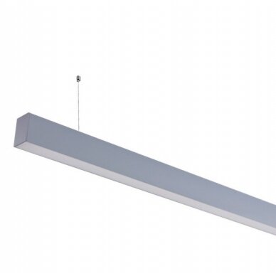 LED linijinis šviestuvas, 40W, sidabrinis, sujungiamas, 5 metai garantija, neutrali balta šviesa 1 LED linijinis šviestuvas, 40W, sidabrinis, sujungiamas, 5 metai garantija, neutrali balta šviesa 1