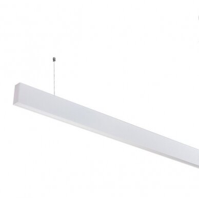 LED linijinis šviestuvas, 50W, baltas, nesujungiamas, neutrali balta šviesa 1 LED linijinis šviestuvas, 50W, baltas, nesujungiamas, neutrali balta šviesa 1