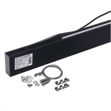 LED Linear Suspended Light, UP-Down, Non-Linkable, 50W, Black Body, Neutral Light 2