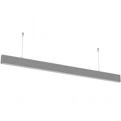 LED linijinis šviestuvas, 50W, sidabrinis, nesujungiamas, neutrali balta šviesa LED linijinis šviestuvas, 50W, sidabrinis, nesujungiamas, neutrali balta šviesa