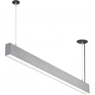 LED linijinis šviestuvas, 50W, sidabrinis, sujungiamas, neutrali balta šviesa LED linijinis šviestuvas, 50W, sidabrinis, sujungiamas, neutrali balta šviesa