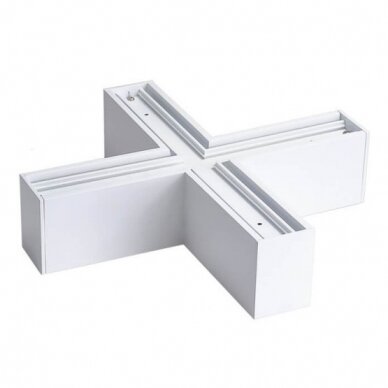 LED Linear X-Shape Connector, Slim, Linkable, 20W, White, White Light 2