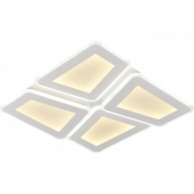 LED Ceiling Light, 128W, White/Grey, CCT Light, Remote Control 1