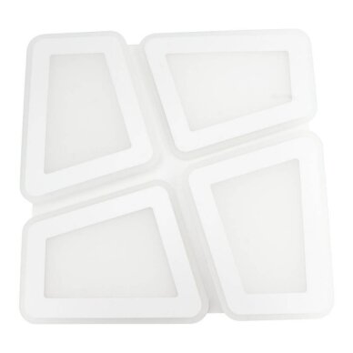 LED Ceiling Light, 128W, White/Grey, CCT Light, Remote Control 4