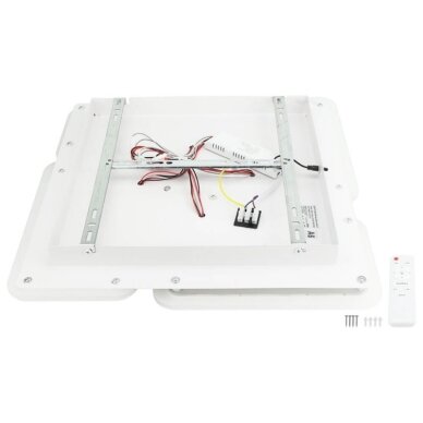 LED Ceiling Light, 128W, White/Grey, CCT Light, Remote Control 5