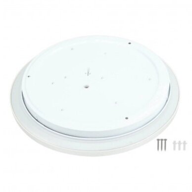 LED Ceiling Light, 12W, White/Silver, CCT Light 2