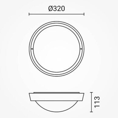 LED Surface Ceiling, 120°, 13W, Neutral Light 2