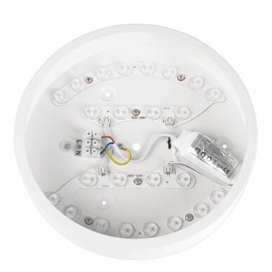 LED lubų šviestuvas, 18W, baltas, šilta balta šviesa 1 LED lubų šviestuvas, 18W, baltas, šilta balta šviesa 1