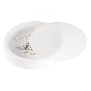 LED lubų šviestuvas, 18W, baltas, šilta balta šviesa 2