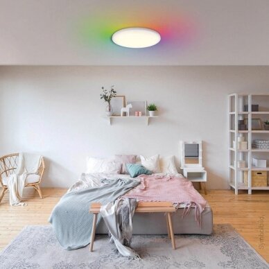 LED Ceiling Light, White Body, 18W, CCT RGB 32W 2