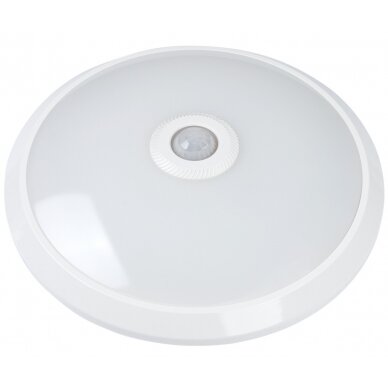 LED Surface Ceiling, 120°, with PIR Sensor, 18W, White Light