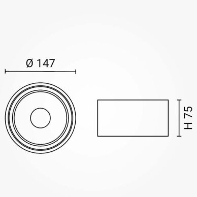 LED Downlight, 20W, Round, Rotatable, White, CCT 6