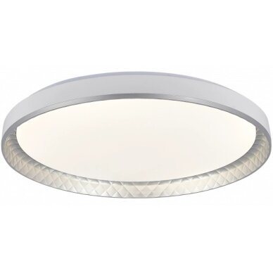 LED Ceiling Light, 20W, Silver, Memory, Remote Control, 3CCT
