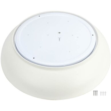LED Ceiling Light, 24W, White/Wood, CCT Light 2