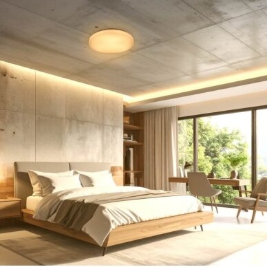 LED Ceiling Light, 24W, DIP-Switch, Matt Cover, CCT 4