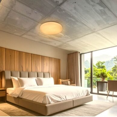 LED Ceiling Light, 24W, DIP-Switch, Star Cover, CCT 4