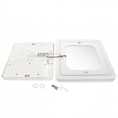 LED Ceiling Light, Square, 24W, CCT 3000K-6000K 2