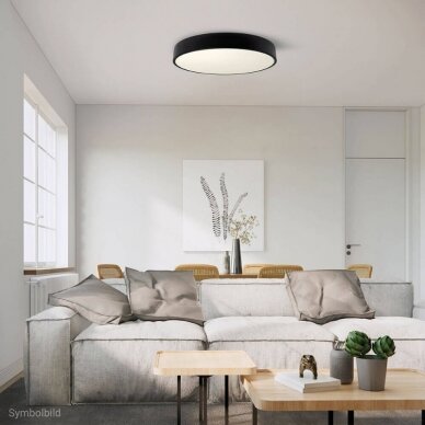 LED lubų šviestuvas, 30W, juodas, neutrali balta šviesa 3 LED lubų šviestuvas, 30W, juodas, neutrali balta šviesa 3