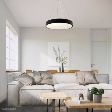 LED lubų šviestuvas, 30W, juodas, neutrali balta šviesa 4 LED lubų šviestuvas, 30W, juodas, neutrali balta šviesa 4