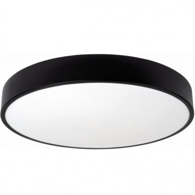LED Ceiling Light, Black Body, Round, 30W, Neutral Light