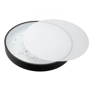 LED lubų šviestuvas, 30W, juodas, šilta balta šviesa 2 LED lubų šviestuvas, 30W, juodas, šilta balta šviesa 2