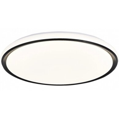LED lubų šviestuvas, 36W, apvalus, juodas/baltas, atmintis, nuotolinis valdymas, CCT šviesa LED lubų šviestuvas, 36W, apvalus, juodas/baltas, atmintis, nuotolinis valdymas, CCT šviesa