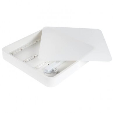 LED lubų šviestuvas, 36W, baltas, kvadratinis, neutrali balta šviesa 2 LED lubų šviestuvas, 36W, baltas, kvadratinis, neutrali balta šviesa 2