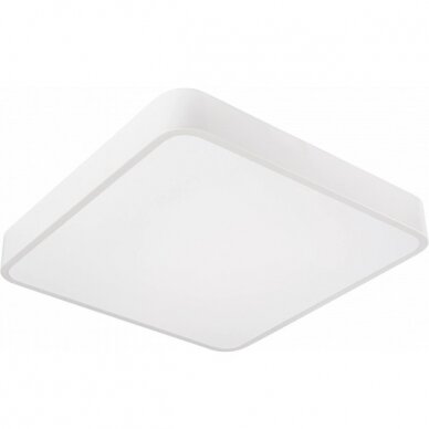 LED Ceiling Light, White Body, Square, 30W, Warm Light