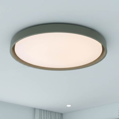 LED Ceiling Light, 36W, White/Gray, CCT Light 5