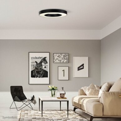 LED Ceiling Light, Round Shape, Black Body, 36W, Neutral Light 3